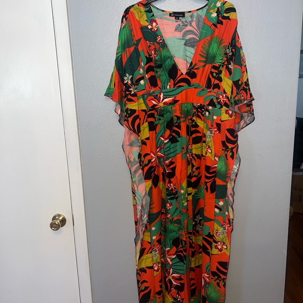 INC International Concepts Tropical Print Maxi Skirt - Picture 3 of 7